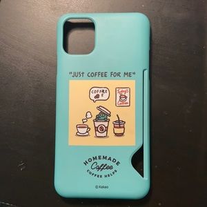 kakao iphone 11 phone case with card slot from korea